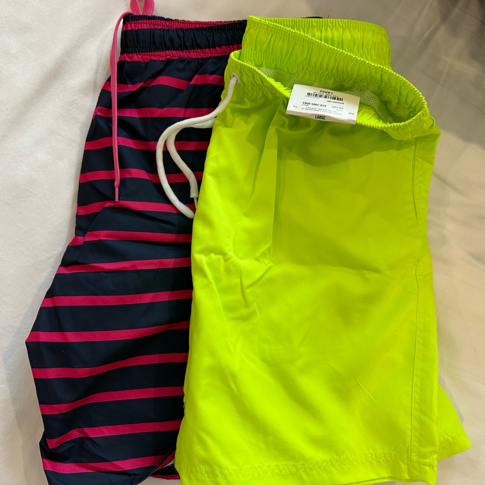 Size Large Swim Trunks